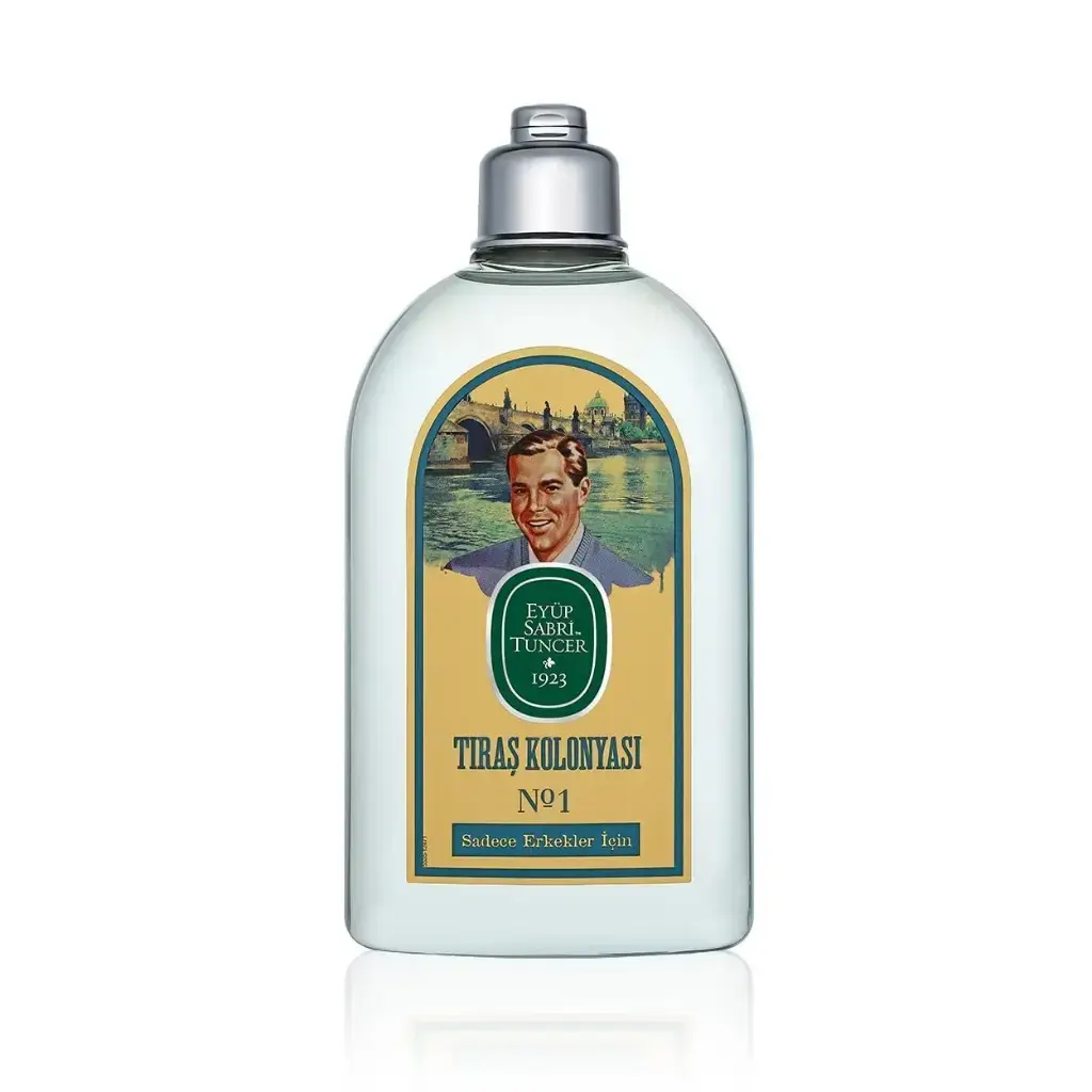 Eyüp Sabri Tuncer Tıraş Kolonyası No 1 250 ml yeşil çay aloe vera papatya özlü bergamot marin nane sardunya lavanta sedir ağacı paçuli ve beyaz misk k