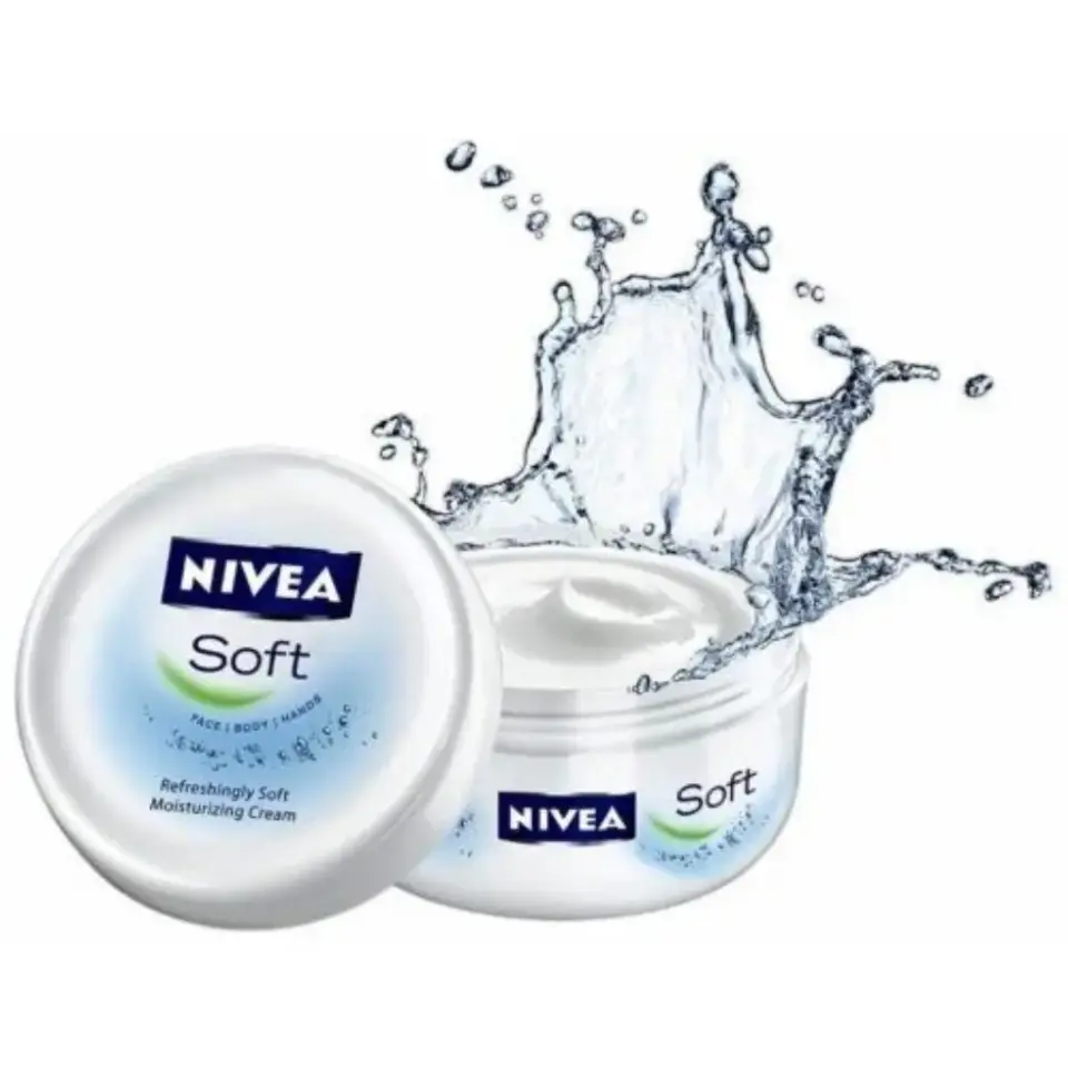 Nivea Soft Nemlendirici Bakım Kremi 100 ml E vitamini ve jojoba yağı içeren hızlı emilen günlük nemlendirici krem