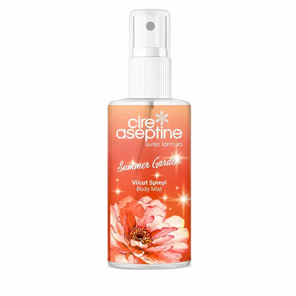 Cire Aseptine Summer Garden Vücut Spreyi 50 ml kadınlar için meyvemsi ve ferah günlük vücut spreyi