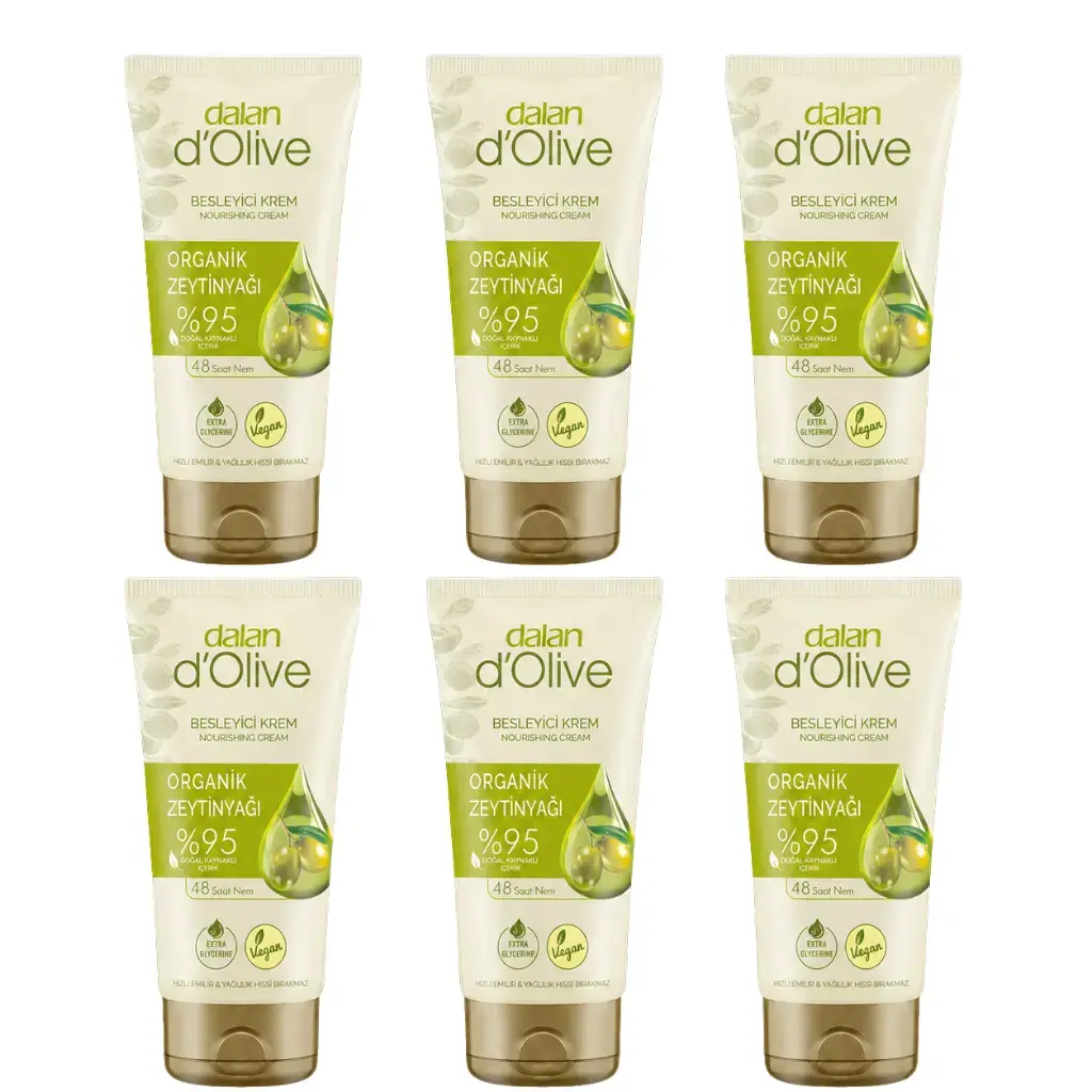 Dalan D'Olive Krem 20 ml Tüp 6'lı Set