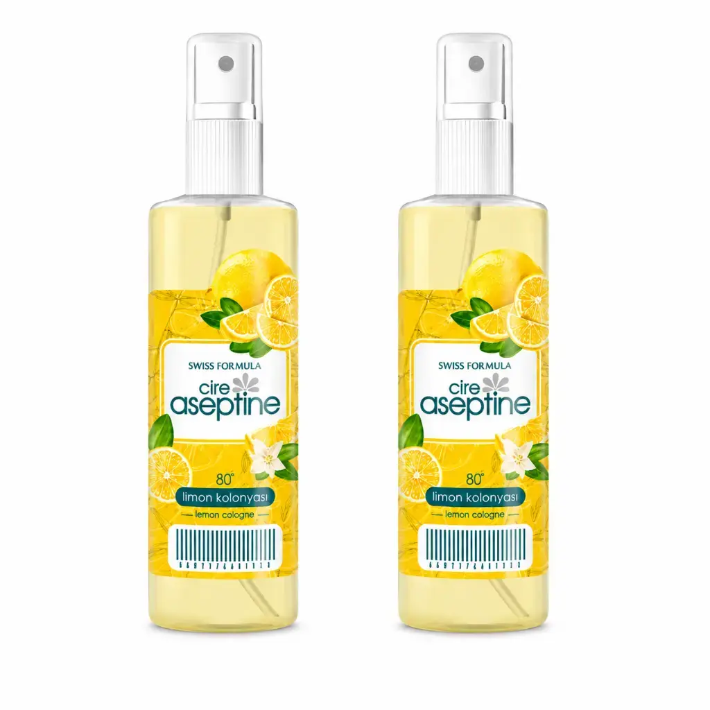 Cire Aseptine Limon Kolonyası 100 ml Sprey 2 Adet