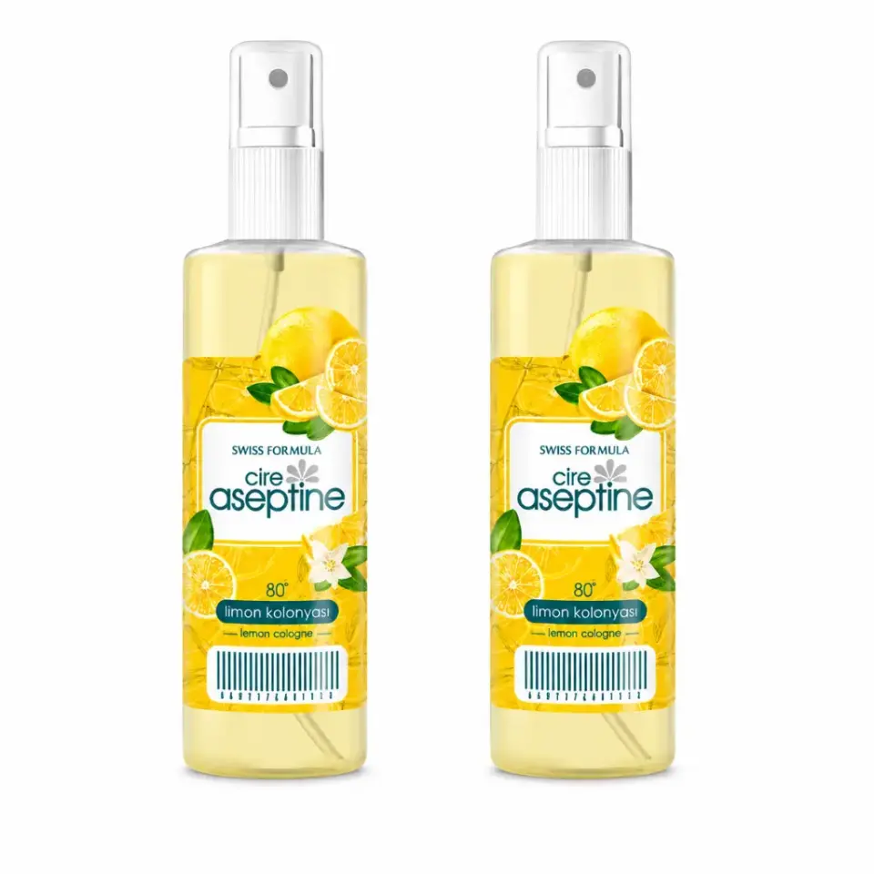 Cire Aseptine Limon Kolonyası 100 ml Sprey 2 Adet