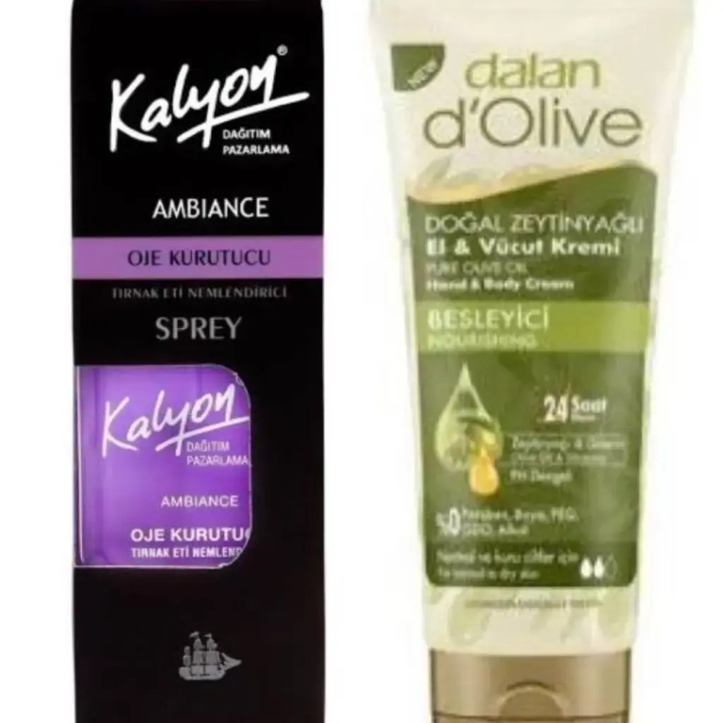 Kalyon Oje Kurutucu Sprey + Dalan Tüp Krem 20 Ml