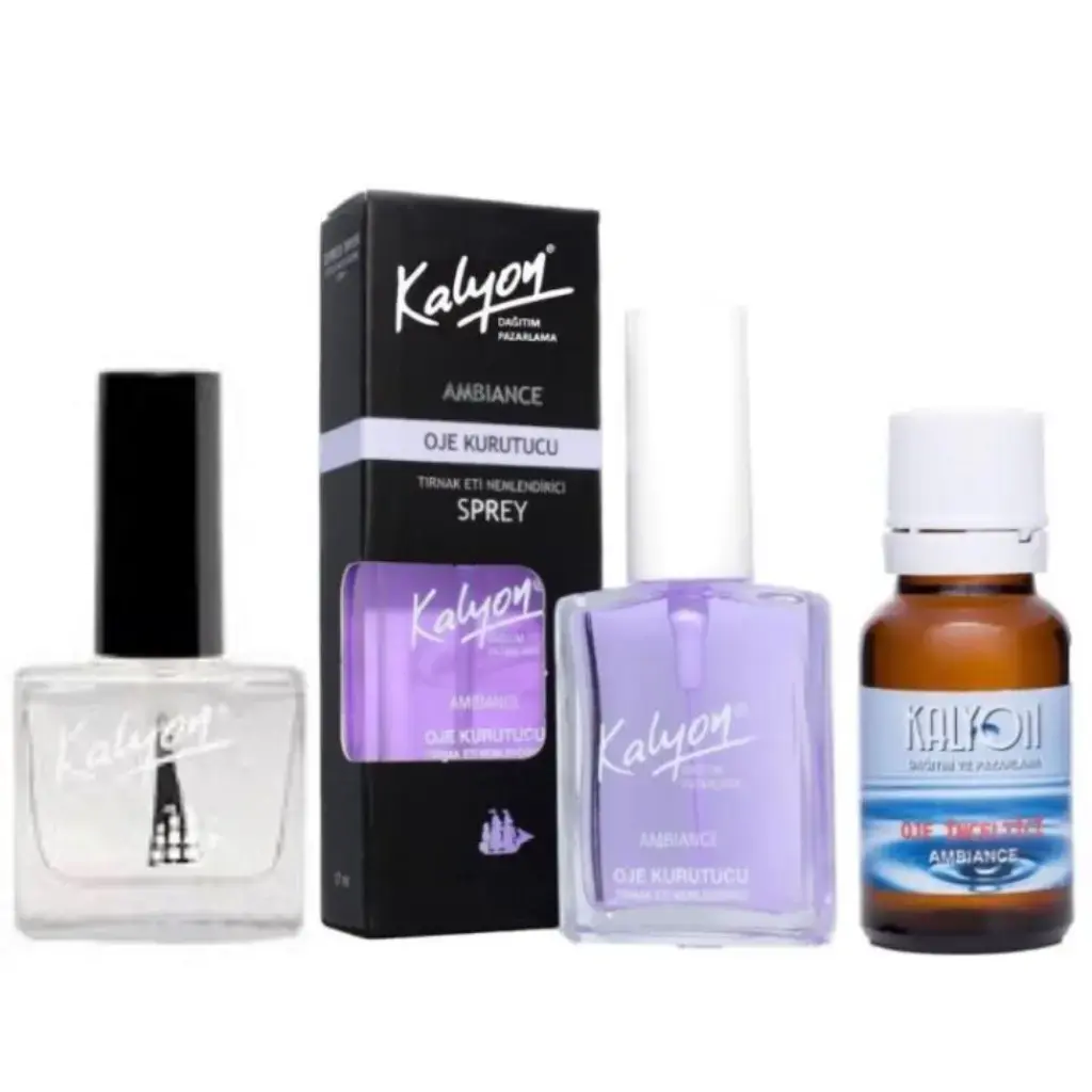 Kalyon Oje 200 + Oje Kurutucu Sprey 17 Ml + Oje Çözücü