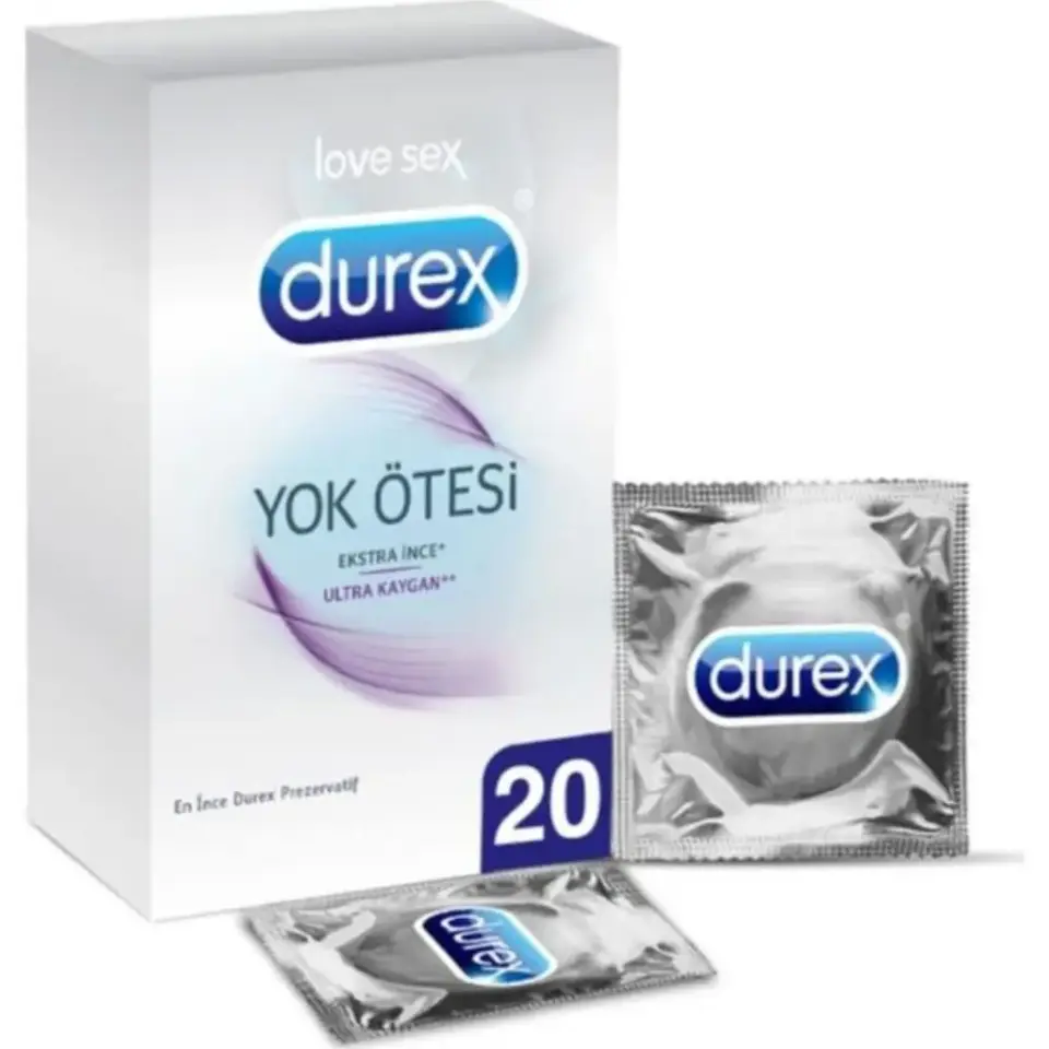 Durex Yok Ötesi Ultra Kaygan Prezervatif 20'li