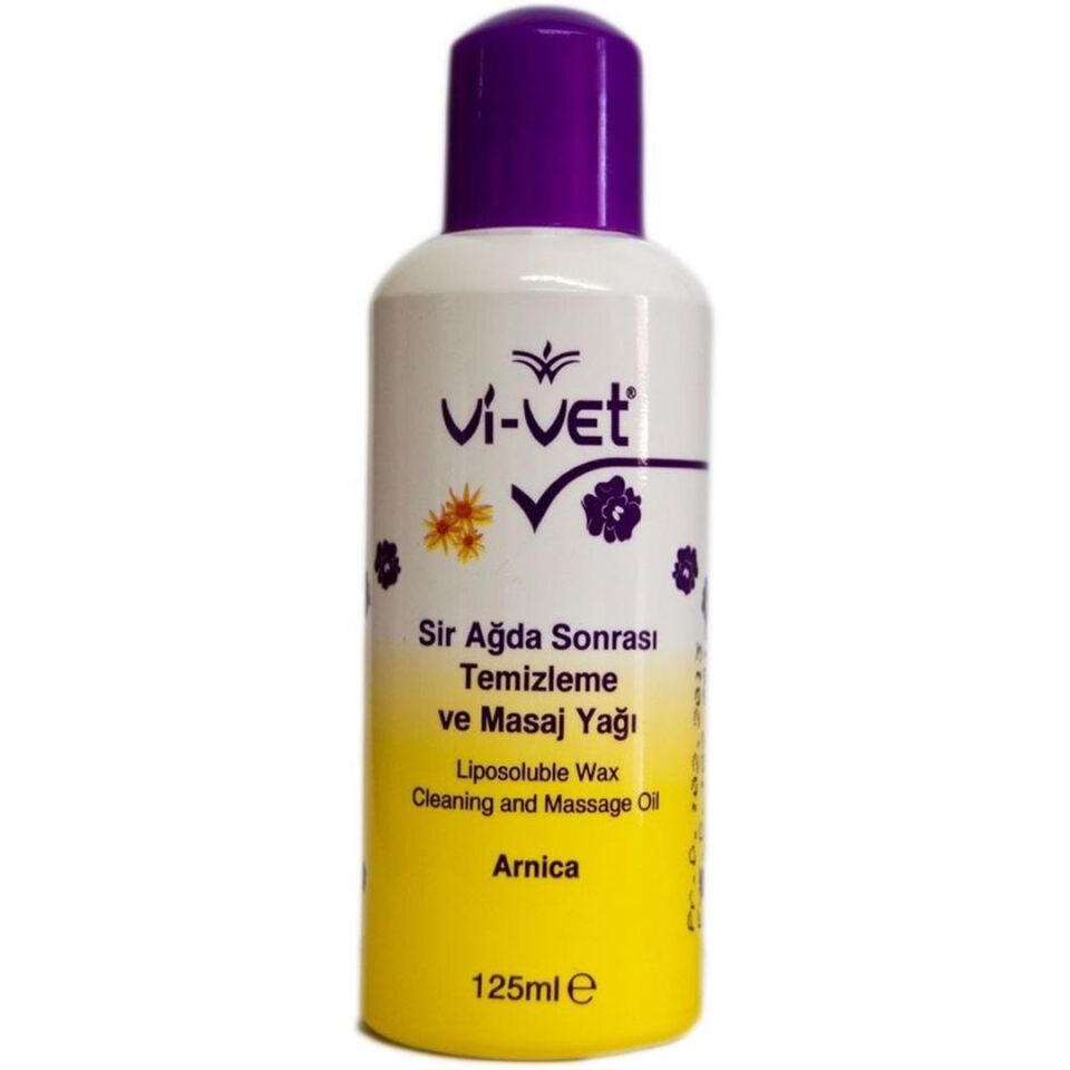 Vi-Vet Ağda Sonrası Temizleme Ve Masaj Yağı Arnika 125 ml 1 Ad.