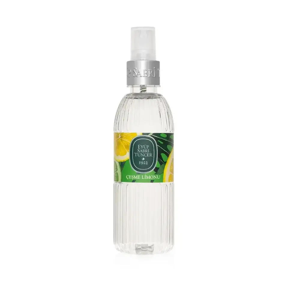 Eyüp Sabri Tuncer Çeşme Limonu 150 ml Sprey Kolonya Pet Şişe ferah limon kokulu kolonya