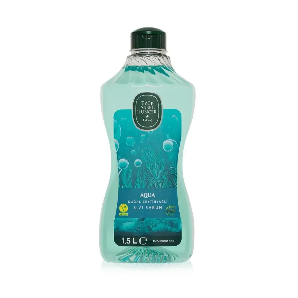 Eyüp Sabri Tuncer Aqua Doğal Zeytinyağlı Sıvı Sabun 1,5 lt