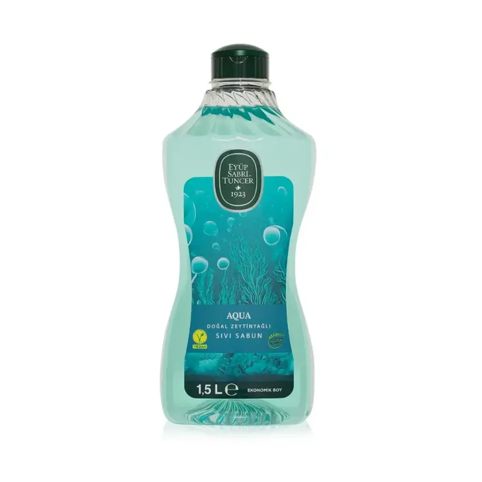Eyüp Sabri Tuncer Aqua Doğal Zeytinyağlı Sıvı Sabun 1,5 lt