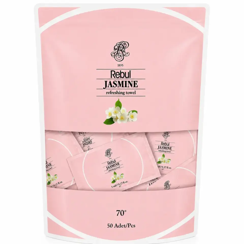 Rebul Jasmine 50'li Kolonyalı Mendil Poşet