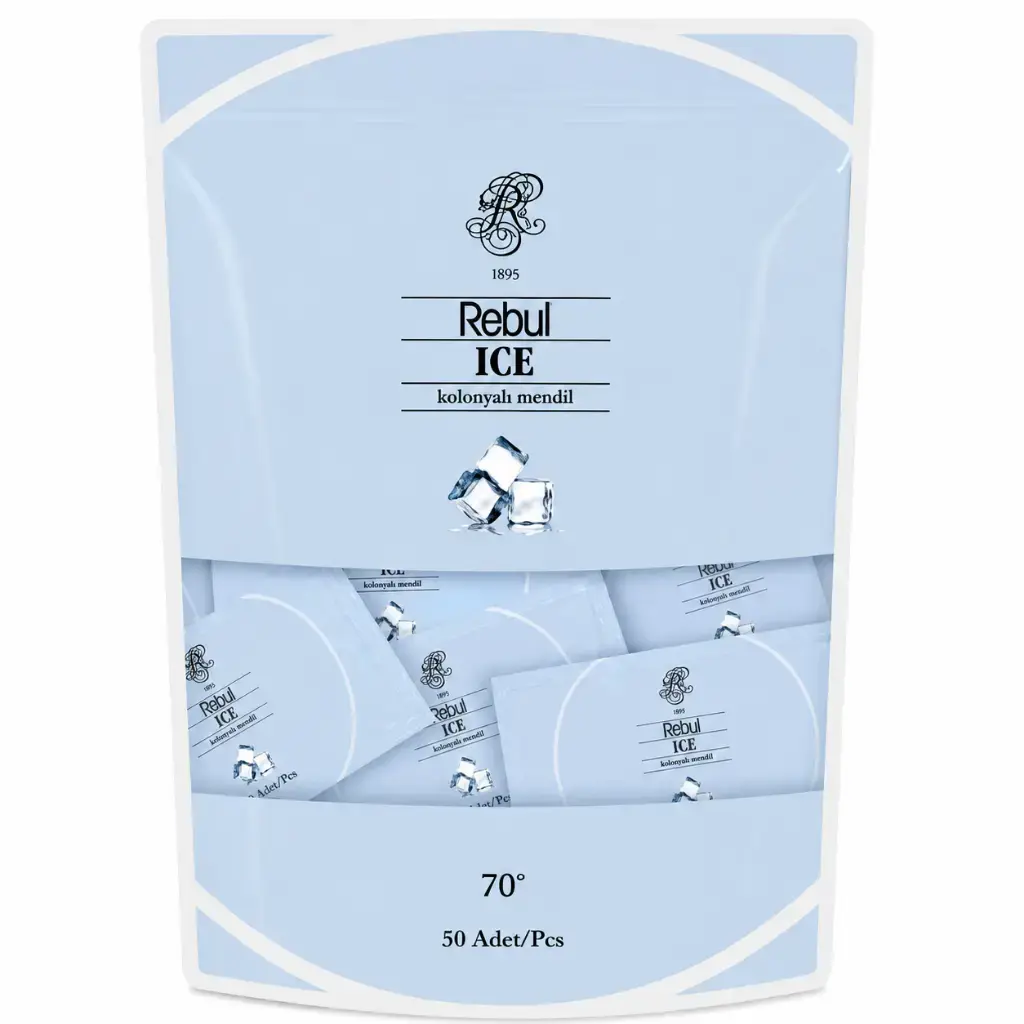 Rebul Ice 50'li Kolonyalı Mendil Poşet