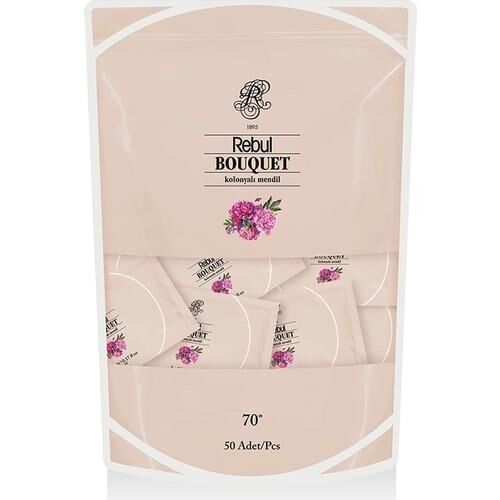 Rebul Kolonyalı Mendil Bouquet Poset 50 li
