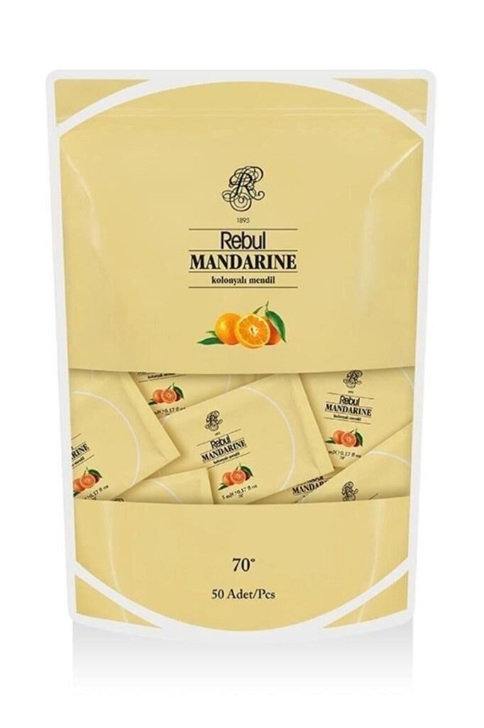 Rebul Kolonyalı Mendil Mandarine Poset 50 li