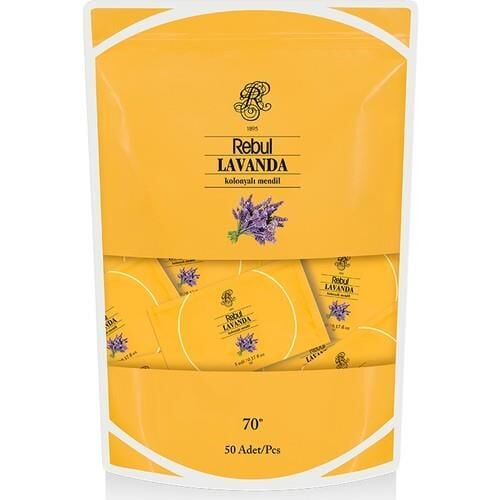 Rebul Kolonyalı Mendil Lavanta 50 li
